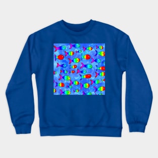 Rainbow fish Crewneck Sweatshirt